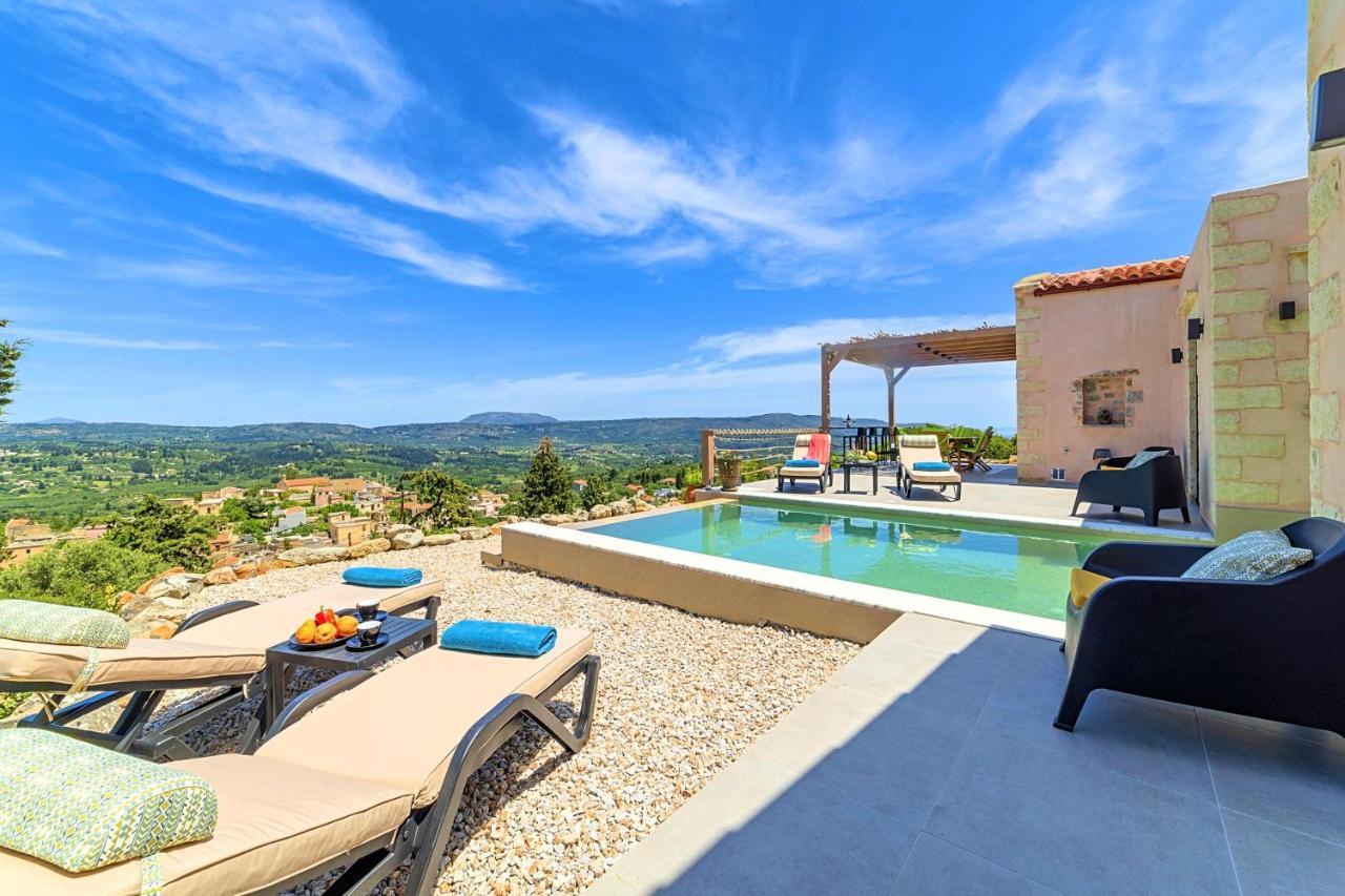 Villa Vardis Heated Pool Vryses Extérieur photo